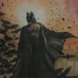 "Batman", met lijst 50 x 70 cm